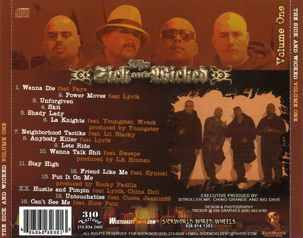 The Sick And Wicked - Volume One Chicano Rap